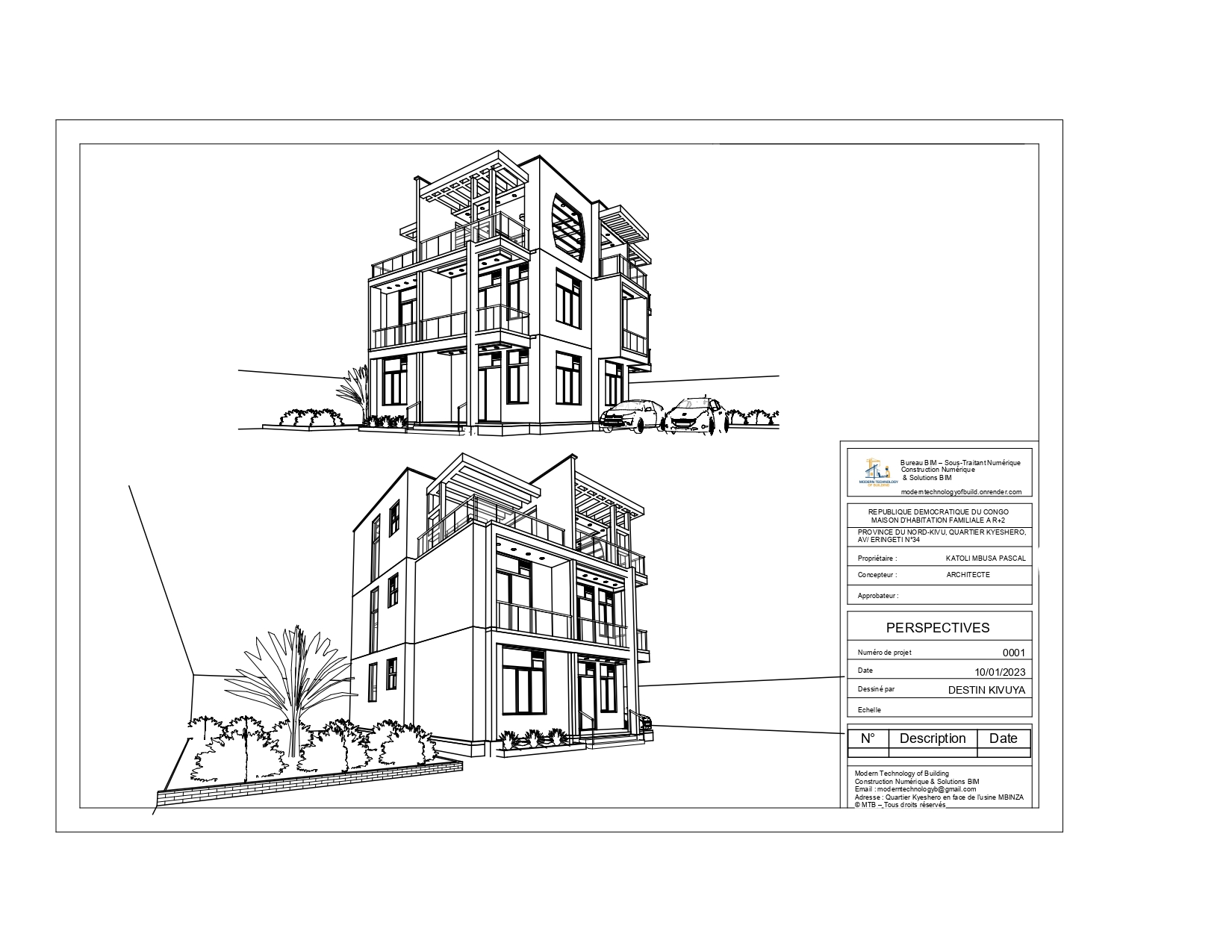 MODELISATION INTÉRIEUR